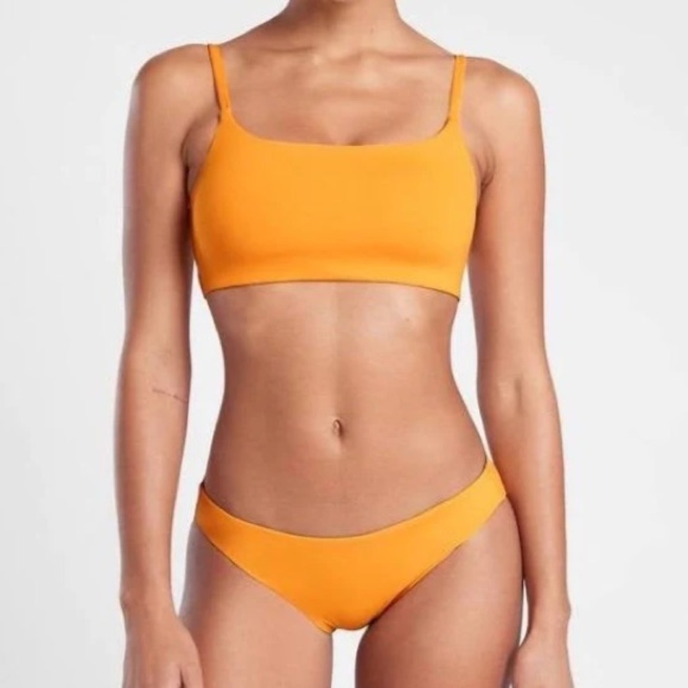Athleta Orange Bikini Swimwear